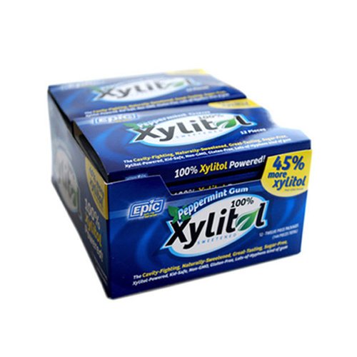 100% Xylitol Sweetened Gum; Peppermint