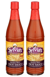 Sylvia's Kickin' Hot, Hot Sauce 6-Ounce (Pack of 2)