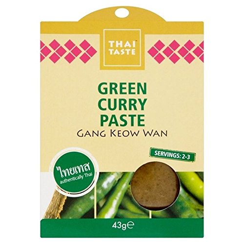 Thai Taste Green Curry Paste Sachet 43g - Pack of 6