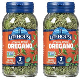 Litehouse Freeze Dried Oregano - Substitute for Fresh Oregano, Gluten Free, Vegetarian, Keto, Non-GMO, No Refrigeration Required, Seasonings