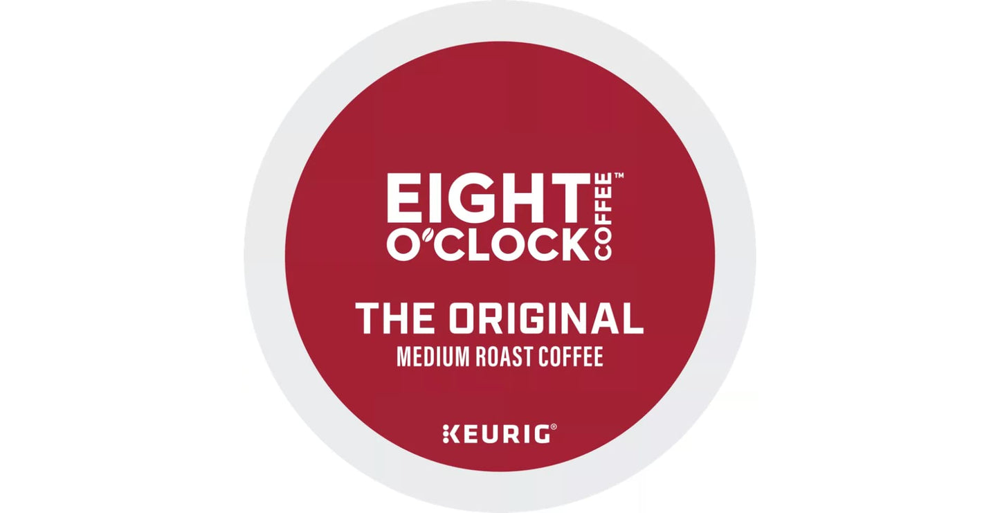 Eight O'Clock Original Blend Single Serve K-Cups for Keurig Brewers, 24 Count (Pack of 2)