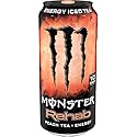 Monster Energy Rehab Tea 15.5ounce cans (Peach, 6 Cans)
