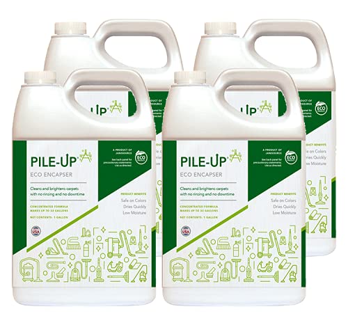 PileUP Eco Encapsulating Carpet Cleaner - Gallon (Case of 4)