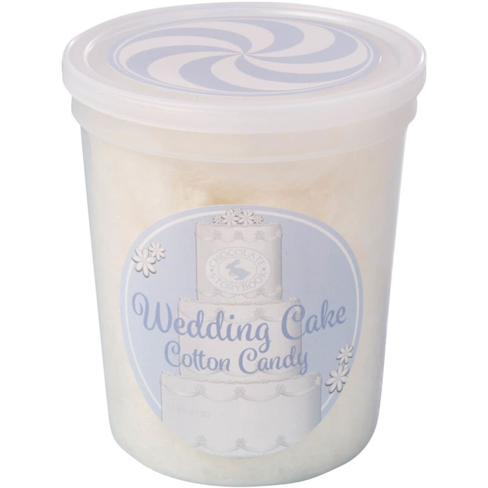 Wedding Cake Gourmet Flavored Cotton Candy (12 Pack) - Unique Idea for Holidays, Birthdays, Gag Gifts, Party Favors…