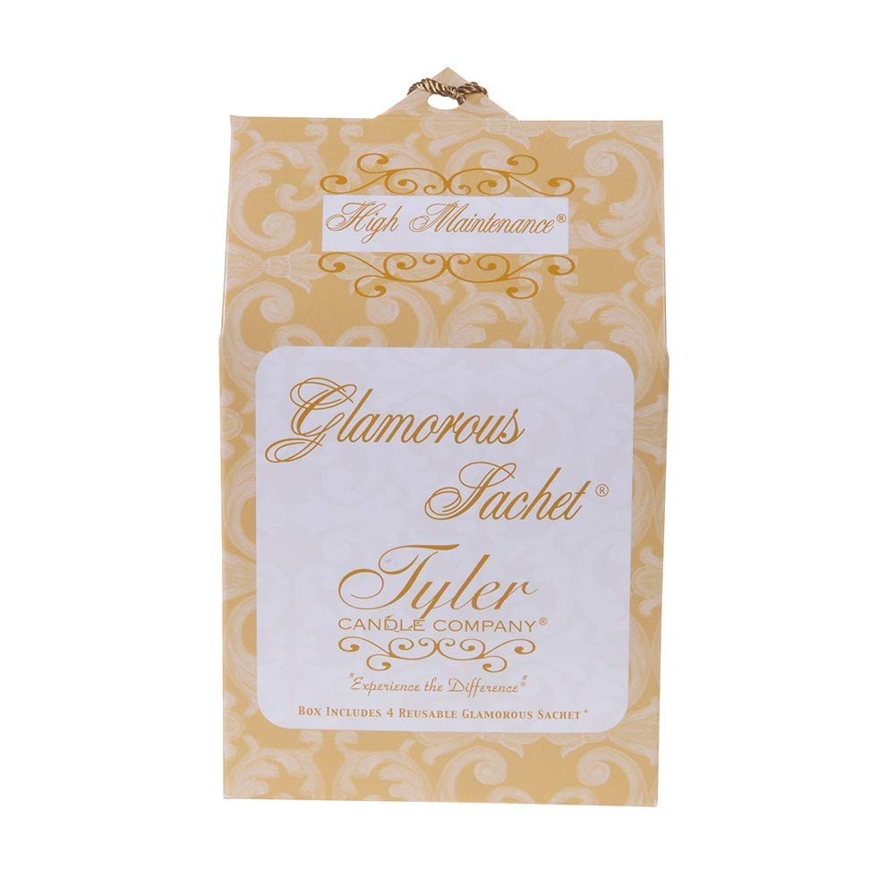 Tyler Candle Glamorous Wash High Maintenance Laundry Detergent 128oz w/High Maintenance Sachets Bundle (128 oz (w/Sachets))