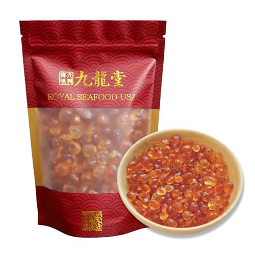 Royal Seafood USA 100% Natural Peach Gum jelly 225g Rich in collagen, No Additives, Desserts, Premium Tao Jiao ?????? ??