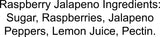 Amish Raspberry Jalapeno Jam - Two 18 Oz Jars