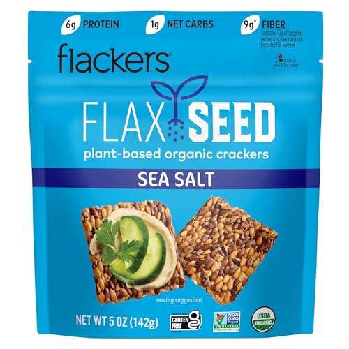 Doctor In The Kitchen Cracker Sea Salt Flacker 5oz (Pack of 12)