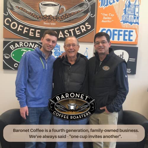 Baronet Coffee Pods [50/50 Decaf Colombian-54 Pods] Single Cup Use, Like Senseo [3 Boxes of 18 Single Serve 10 Gram] Regular Strength, Med Roast