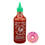 Huy Fong Sauce Chili Sriracha Hot 17 oz (Pack of 1) - Sriracha Hot Sauce - Chili Sauce with Squishy - 2 Total Items