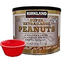 Kirkland Signature Super Extra-Large Peanuts 2.5 lbs + KING BUY BOX 1 Cup - Bundle of 2 Items