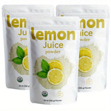 (226g/3pack?,Organic Lemon Juice powder, Natural Fruit Powder, Cold Pressed Lemons Source, No Sugar & Additives, Great Flavor for Drinks, Smoothie