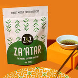 Za'atar by Z&Z | Za'atar Spice Blend with Zaatar Spice, Sumac, & Toasted Sesame Seeds | Za'atar Seasoning for Breads, Salads, Chicken, or Snacks |