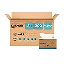 Dri-Wipe™ T100 All-Purpose Center-Pull Wipes - 24 Boxes of 200 (4,800 Total) - Disposable Cleaning Wipes, a Smarter Alternative to Paper Towels