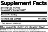 Fennel Seed - Glycerite Liquid Extract (1:5) - Strawberry Flavored (1 fl oz, ZIN: 428098) - 2 Pack