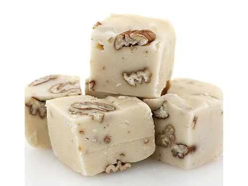 8oz. Nuts To You Smooth Butter Pecan Kettle Fudge | Fresh Gourmet Candy | Decadent and Delicious Handcrafted Fudge - 8 oz.