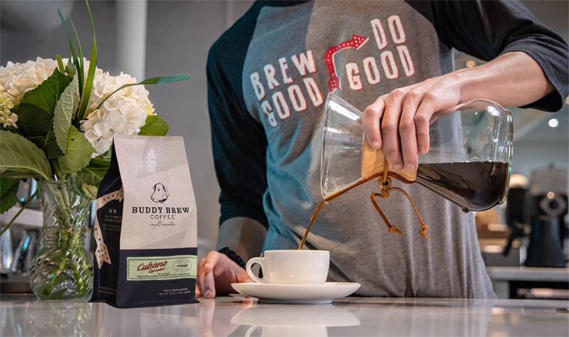 Special Value 5lb Bag-Buddy Brew Cubano Espresso Coffee-Whole Bean, Specialty Grade, Sustainably Sourced: Rich, Bold, Nutty, Spicy