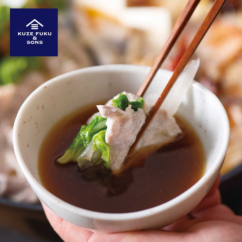 [KUZE FUKU & SONS] Premium Dashi Ponzu with Yuzu, Refreshing Japanese Dashi Ponzu Marinade and Dipping Sauce with Yuzu (11.8 Fl. Oz/348.96 ml)