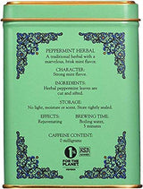 Harney & Sons Peppermint Herbal Caffeine Free with Caffeinated Hot Cinnamon Sunset Black Tea with Orange and Clove (20 Sachets)