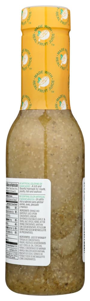 Badia Spices Mojo Marinade, 10 oz - Garlic Citrus Marinade for Chicken, Pork, Seafood & Grilling