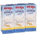Iberia Oatmeal Drink, Ready-to-Drink, Shelf Stable, Good Source of Calcium, Original Oatmeal Smoothie 6.8 fl oz Single Serve Pack (Pack of 3)