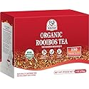 52USA Rooibos Tea Organic, 100 Tea bags, Pure Premuim Rooibos Tea, Naturally Sweet Herbal Tea, Caffeine Free Rooibos Tea, Farmed in South Africa, 9oz