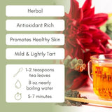 Organic Rosehips Loose Leaf Tea - 2oz Bag (Approx. 30 Servings) | Full Leaf Tea Co.