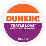 Dunkin' Turtle Love Dark Roast K-Cup Pods, 22 Count, Caramel Pecan Chocolate Flavor, Caffeinated, Kosher