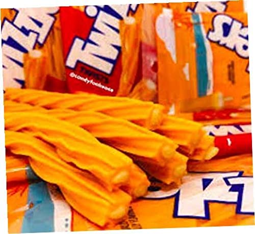 Twizzlers Twists - Orange Cream Pop Filled Candy (Pack of 2)