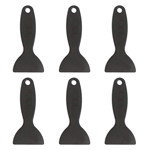6 Pieces Plastic Spatula Plastic Scraper Tool Car Vinyl Wrap Squeegee Window Film Squeegee Vinyl Film Wrap Cleaning Scraper Air Bubble Remover Sticker