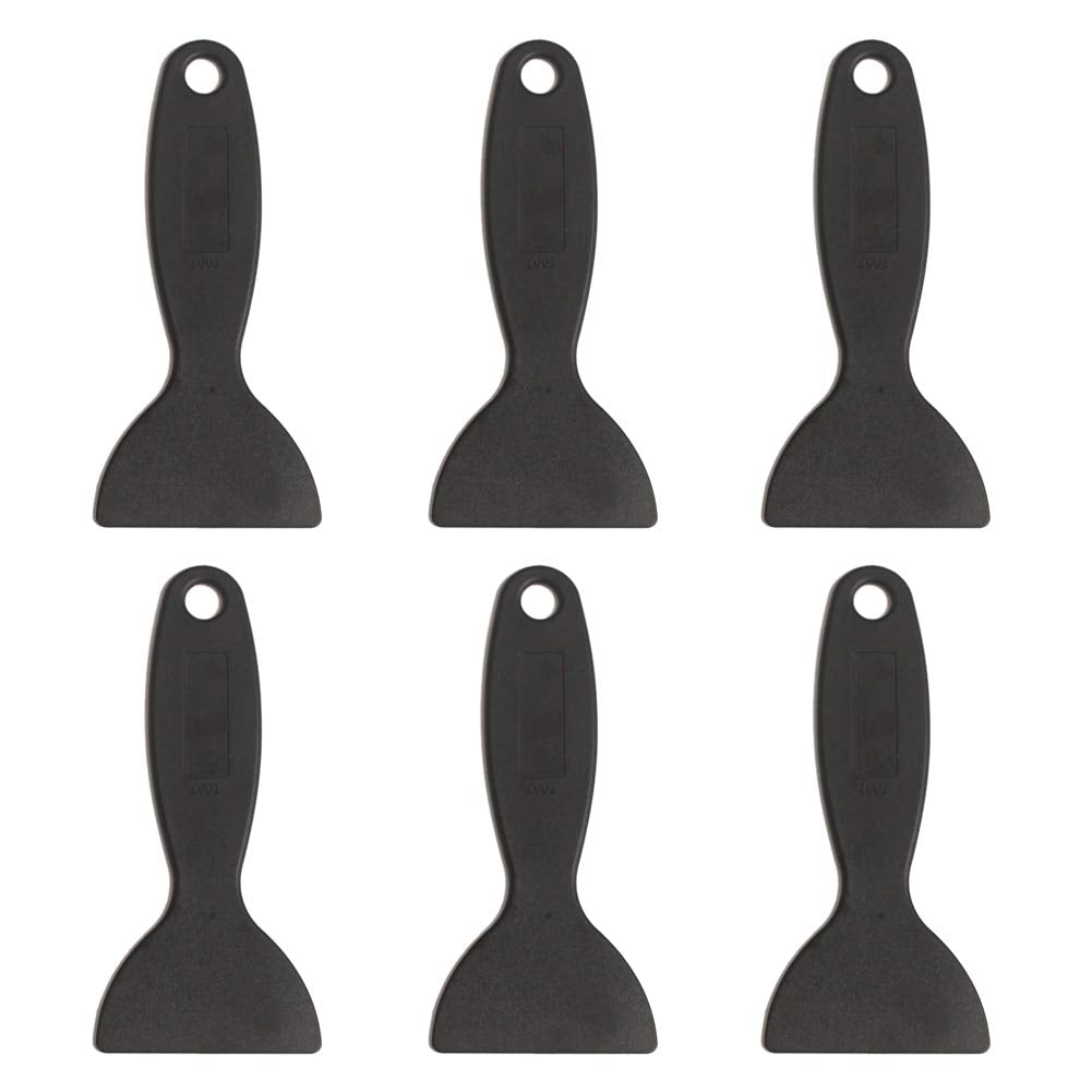 6 Pieces Plastic Spatula Plastic Scraper Tool Car Vinyl Wrap Squeegee Window Film Squeegee Vinyl Film Wrap Cleaning Scraper Air Bubble Remover Sticker