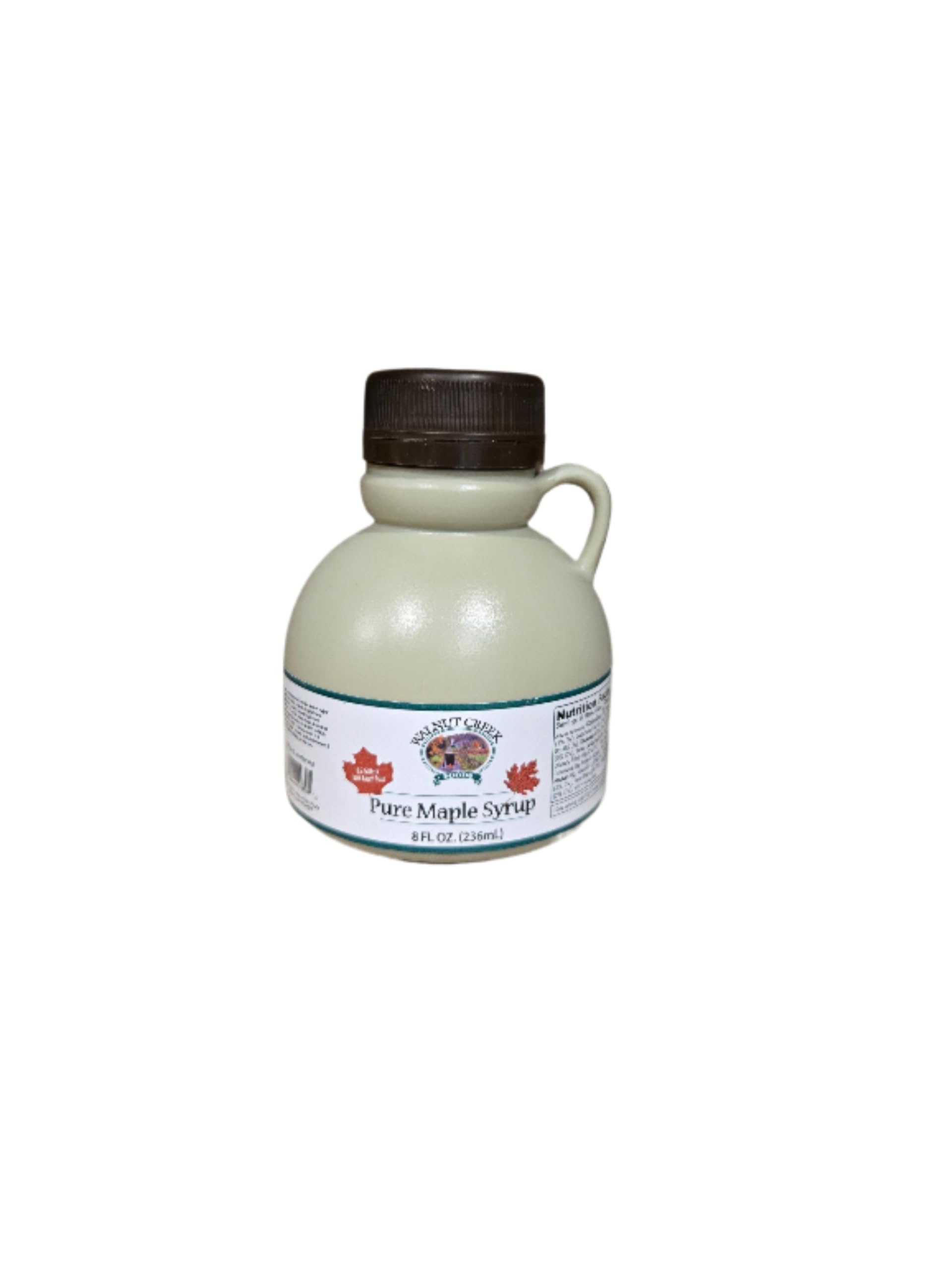 Walnut Creek Foods Pure Maple Syrup, Grade A Dark Amber, 8 Fl Oz Jug