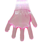 BUBQD 50PCS Veterinary Artificial Insemination Gloves Long Rectal Breeder Sleeve Disposable Gloves 34 Inch Calving Field Dressing Shoulder