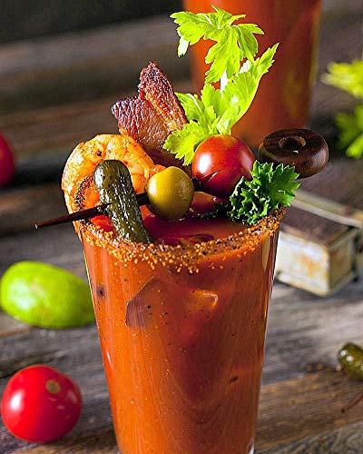 Texas Est. 1934 Bloody Mary Premium Mix | Natural ingredients Recipe | Fresh Vegetables Blend | Low Carb, Low Calories | Ready to Use | 32 OZ Bottle