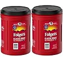 Folger Classic Roast Ground Coffee Medium Roast (43.5 oz.) - 2 Pack