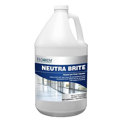 FLO-KEM 5767 - NEUTRA BRITE NEUTRAL pH FLOOR CLEANER FORMULATED TO REMOVE EMBEDDED SOILS FROM LUXURY VINYL TILE AND PLANK FLOORS, 1 GALLON