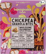 Chickpea Granola - Unimaginable Foods Wholesome Raspberry 5-Pack, Vegan, Non-GMO, Gluten Free, Dairy Free - 7 oz