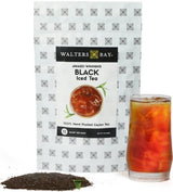 Walters Bay Black Iced Tea, 12 Count, Quart Sized Tea Bags, Ceylon Tea, Unsweetened, Unflavored, Southern Iced Tea, 100% Hand Plucked, Black Iced Tea