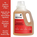 Immunity Boost Liquid Laundry Detergent 50oz by Revive Essential Oils - Ultra Concentrated, Synthetic Fragrance Free, Stain Fighting, Essential Oils