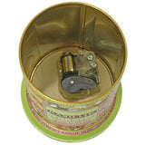 Basilur | Romantic Music Tin | Music Concert Collection | Pure Ceylon Green Tea with pineapple, rose petals, and flavors coffee & vanilla | Metal
