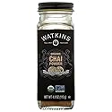 Watkins Gourmet Organic Spice Jar, Chai Powder, Non-GMO, Kosher, 4.0 oz. Bottle, 1-Pack