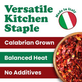 Food to Live Calabrian Hot Chili Pepper Flakes, 4.41 Pounds - Dried Large-Cut Italian Red Crushed Pepper, Spicy Seasoning. All Natural Vegan, Kosher