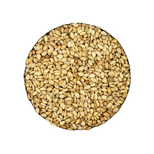 Aiva Sesame Seeds Brown (5 LB) - Whole Unhulled Seeds for Cooking, Baking, and Garnishing