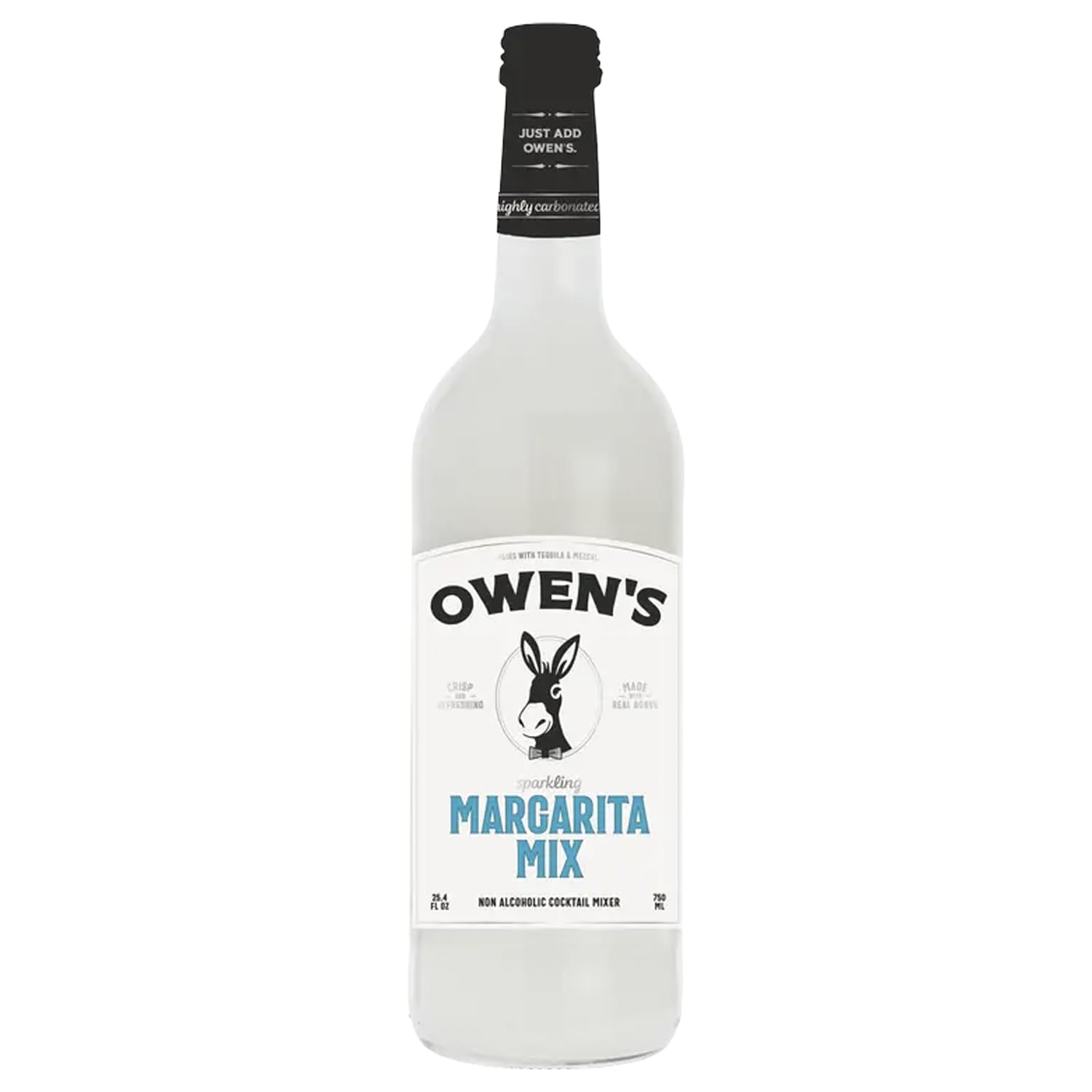 Owen’s Craft Mixers Sparkling Margarita, 1 Pack | Handcrafted in USA | Premium Ingredients | Vegan & Gluten-Free Soda Mocktail & Cocktail Mixer