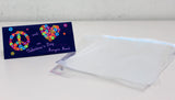 Flower Peace Valentines Candy Bag Toppers | Valentine's Day Gift | 20 per Set