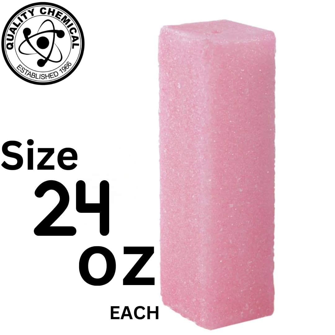 Quality Chemical Deodorizing Para Wall Blocks, Pink, Cherry - six wall-mountable para block air deodorizer 24 oz (Pack of 6)