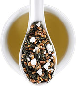Elmwood Inn Fine Teas, Genmaicha Japanese Green Tea, 16-Ounce Pouches