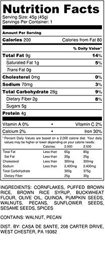 Low FODMAP Granola (Plain), Oat- & Gluten-Free Vegan Cereal - Casa De Sante