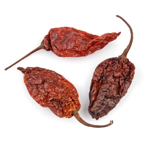 Whole Ghost Chiles (Bhut Jolokia), 1 lb - Dried Hot Pepper Pods, Extreme Heat (350,000-577,000 SHU), by Woodland Gourmet
