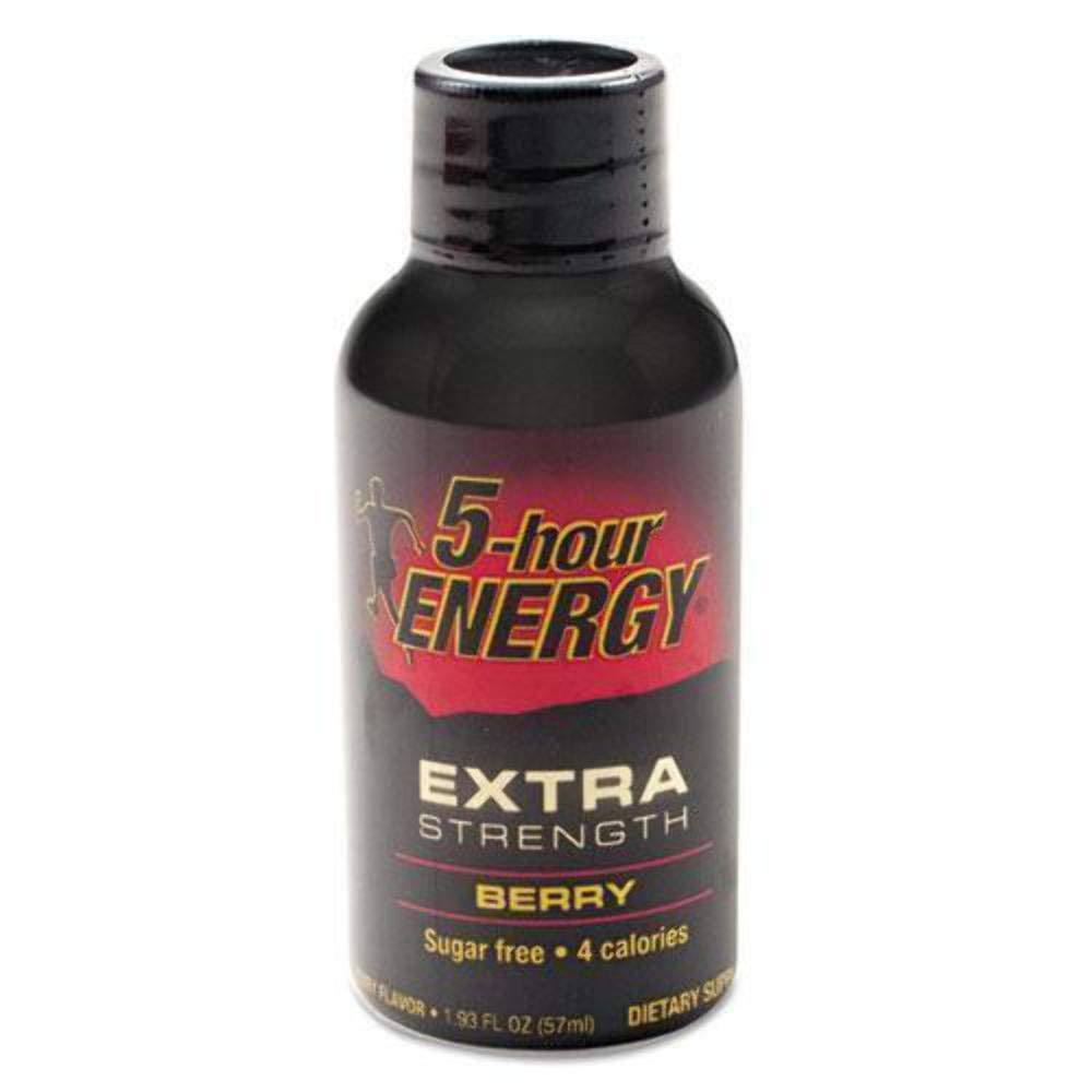 5 Hour Energy Sugar Free Extra Strength Berry Flavor Energy Shot 1.93 fl oz